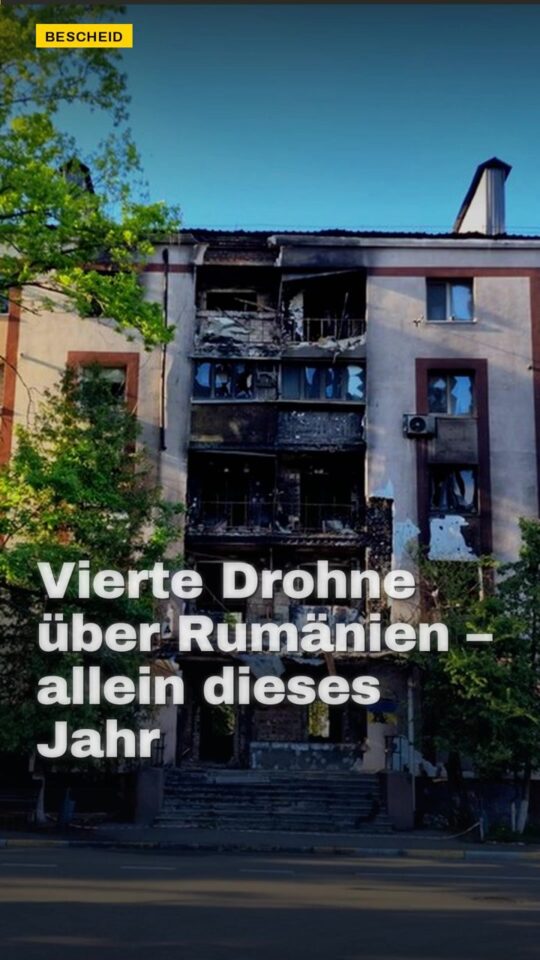 Erstes Bild der Ausgabe: Vierte Drohne über Rumänien – allein dieses Jahr