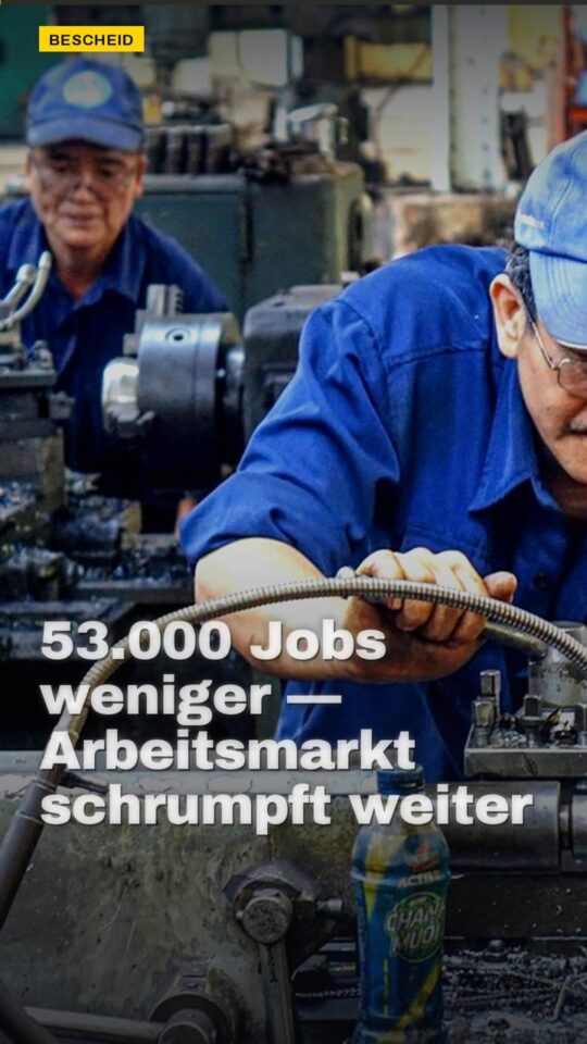 Erstes Bild der Ausgabe: 53.000 Jobs weniger — Arbeitsmarkt schrumpft weiter
