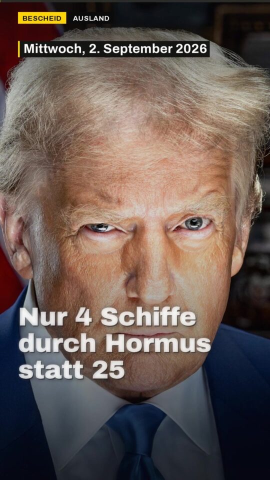 Erstes Bild der Ausgabe: Nur 4 Schiffe durch Hormus statt 25