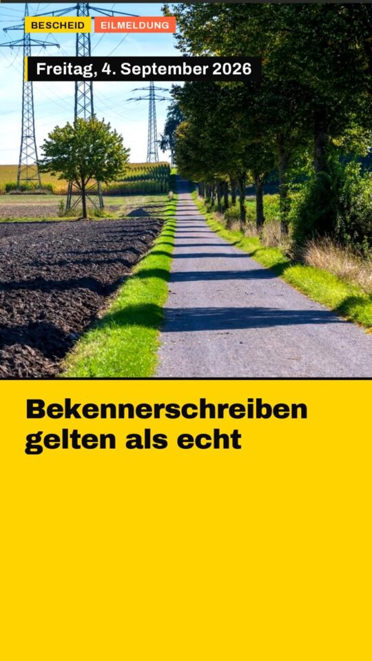 Erstes Bild der Ausgabe: Bekennerschreiben gelten als echt