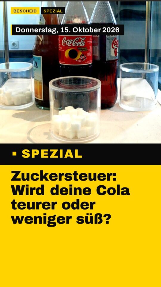 Erstes Bild der Ausgabe: Zuckersteuer: Wird deine Cola teurer oder weniger süß?