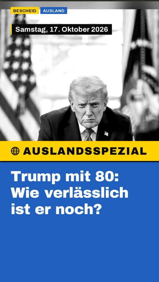 Erstes Bild der Ausgabe: Trump mit 80: Wie verlässlich ist er noch?