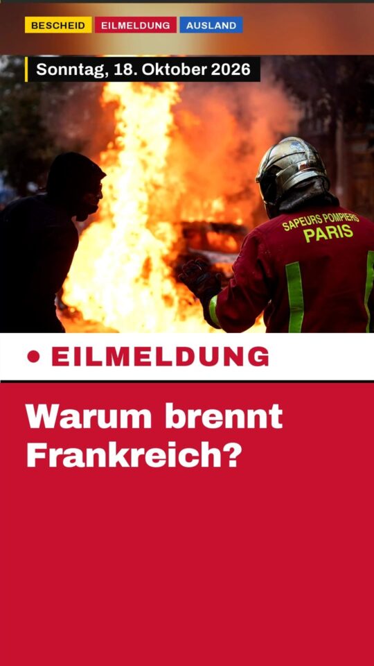 Erstes Bild der Ausgabe: Warum brennt Frankreich?