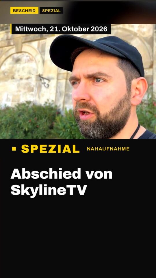 Erstes Bild der Ausgabe: Abschied von SkylineTV