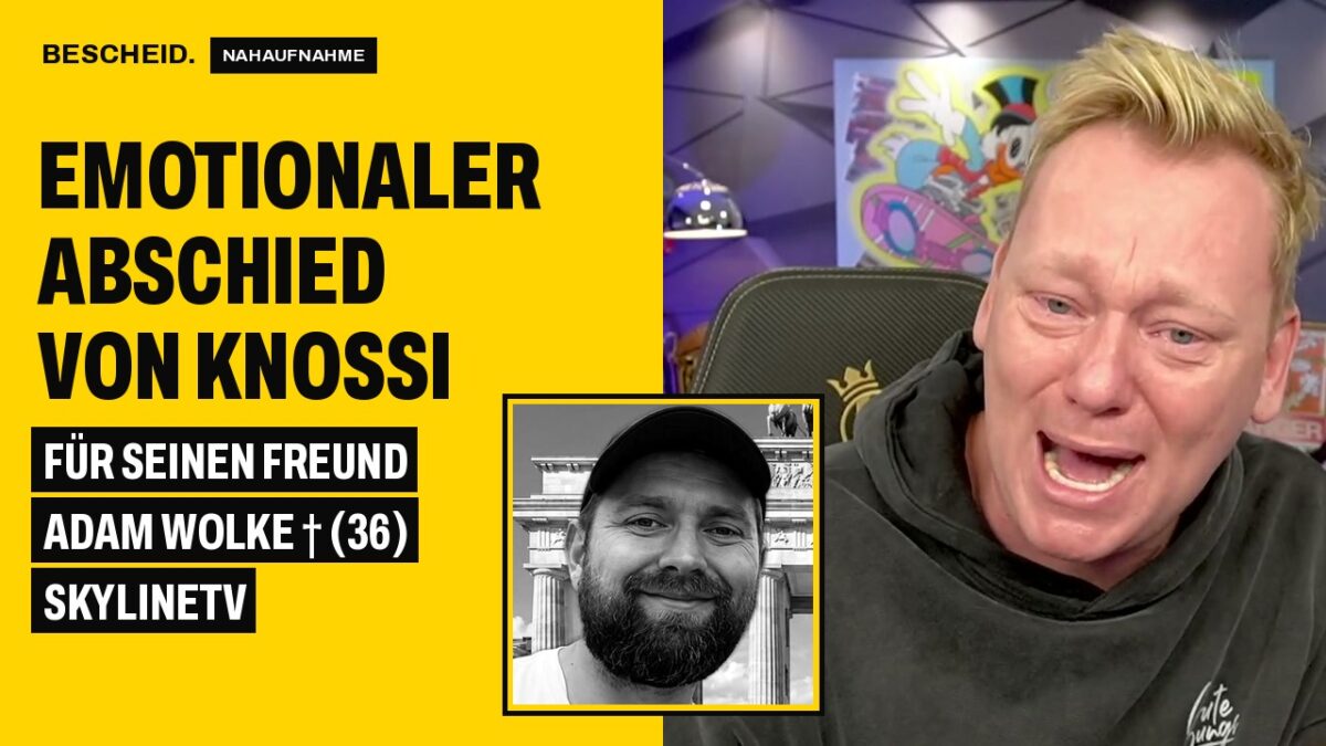 Titelbild der Folge: Emotionaler Abschied von Knossi für seinen Freund Adam Wolke † (SkylineTV)