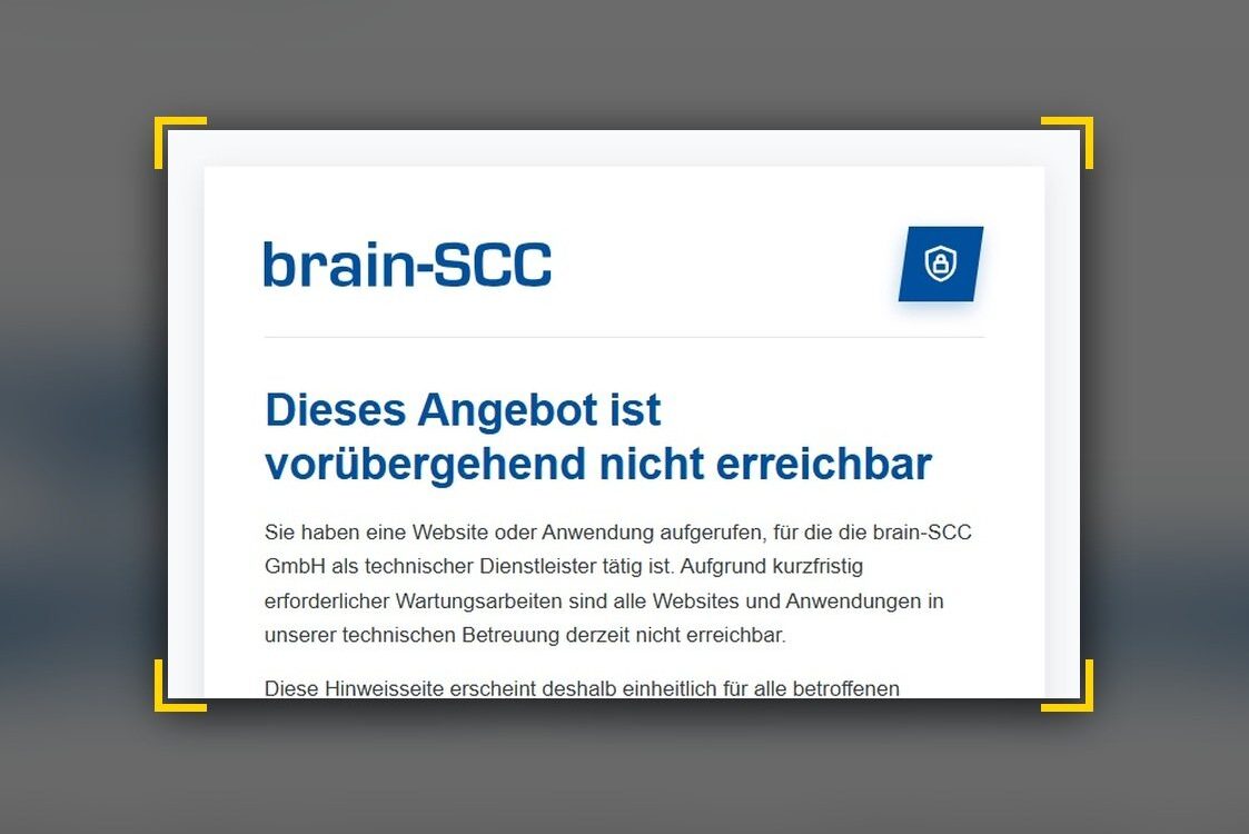 Seiten gehen vom Netz