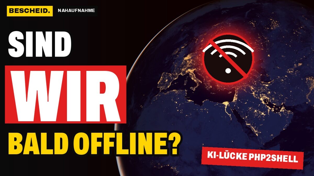 Titelbild der Folge: Sind WIR bald offline? Die Mega-Lücke, die die Welt lahmlegt