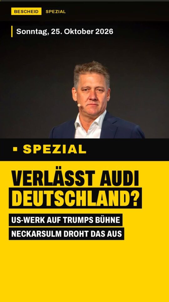 Erstes Bild der Ausgabe: Verlässt Audi Deutschland?