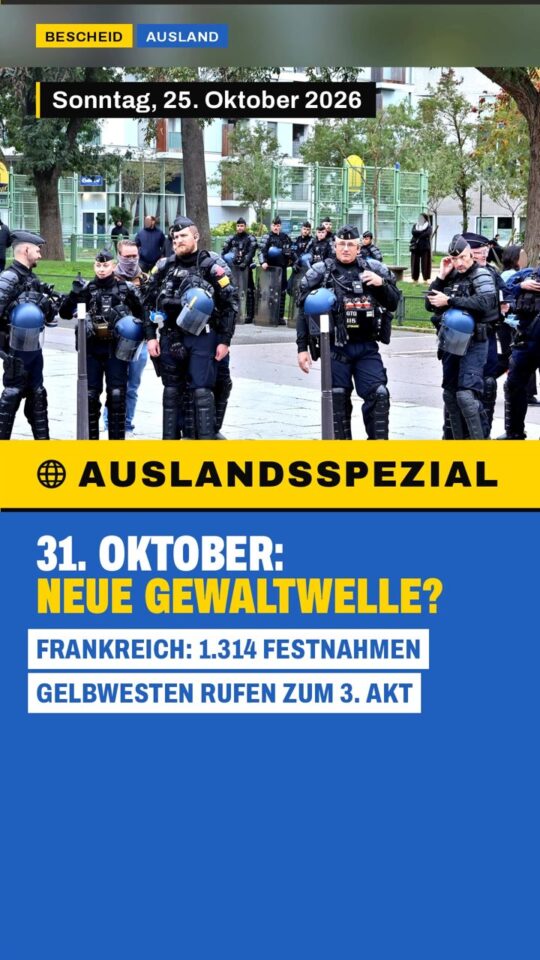 Erstes Bild der Ausgabe: Wird der 31. Oktober der Start einer neuen Gewaltwelle?