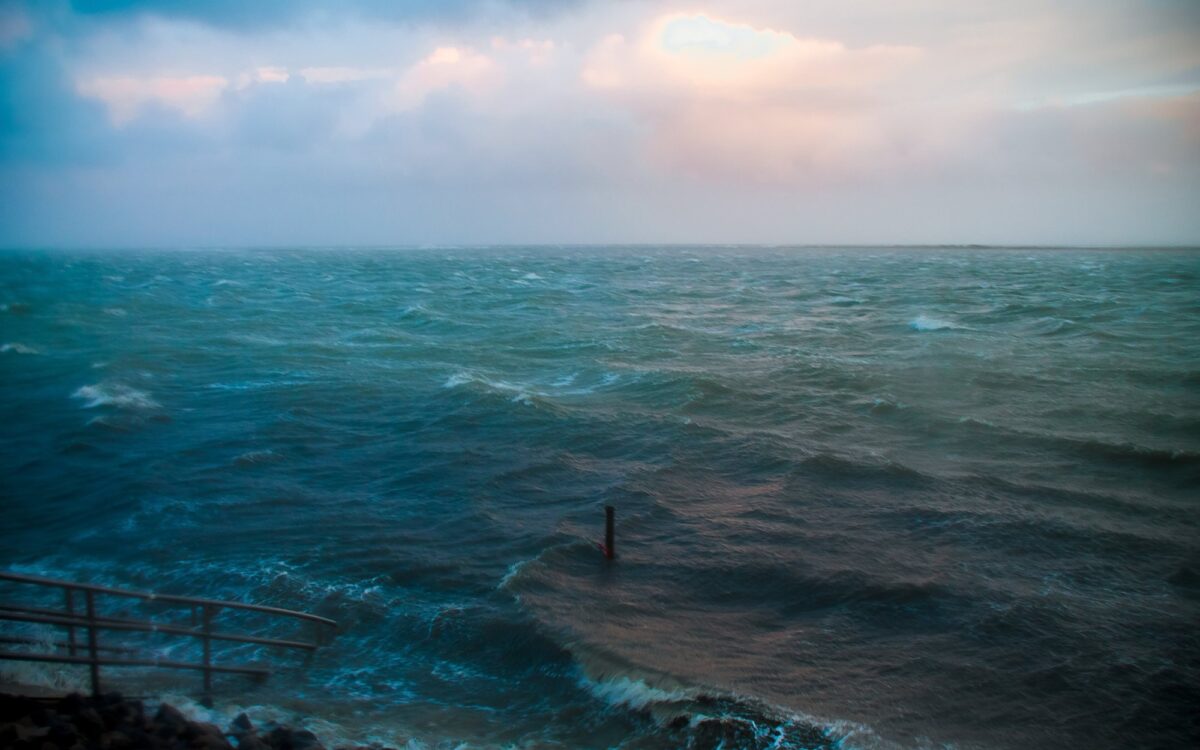 Archivbild 2017: Sturmflut an der Nordseeinsel Amrum zu „Bis 2 Meter über mittlerem Hochwasser“